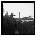 Blast furnaces and unloaders at Port Talbot...