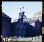 Upcast shaft headframe at Celynen North Colliery