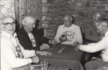 Playing dominoes at the Commercial Inn Cilcennin