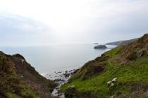 The view from the top of Porth Ysgo