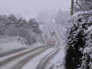 Snow near Aberdaron, Pwllheli 06/02/2018