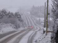 Snow near Aberdaron, Pwllheli 06/02/2018