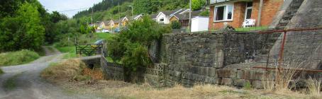 Aberdare Canal, 02, junction glam can, view of...