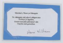 A poem by Harri Williams to Merched y wawr...