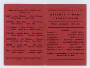 A collection of photographs of Merched y Wawr...