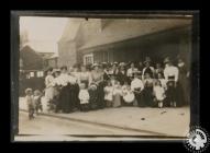 Group photographs of unidentified women and...