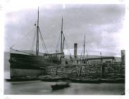 Steamship DORA anchored in Barmouth