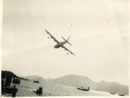 A photograph of a Sunderland Flying Boat that...