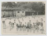 Group of Children at a Swimming Pool.