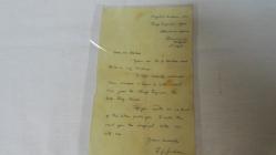 Wartime Personal Letter