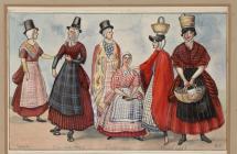 Welsh Costume: K.E., South Wales, 1870-1899