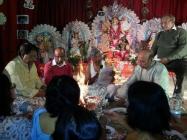 Worshipping the Goddess Durga