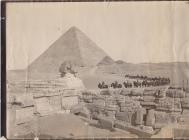 The Great Pyramid and Sphinx of Giza, with &...
