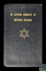 Used prayer book from the Newport Hebrew...
