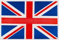 Nos Galan flag - Union Jack, handed to crowds 1971