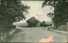 Postcard from Catherine Ann Thomas, Rhydyclafdy...