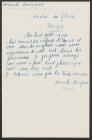 Five letters expressing solidarity, in French,...