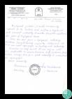 Letter of appeal sent from the Uzhgorod Judaic...