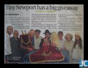 Newspaper clipping the Newport Mon Hebrew...