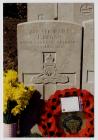 WW1 grave of Sgt John Regan from Penarth 