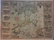  Speed Map of Wales  dated 1610