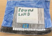 Poundland hand drawing