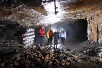 underground at Dinas Silica Mine