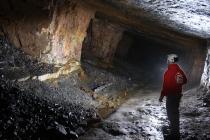 Underground at Dinas Silica Mine