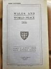 Wales and World Peace 1924