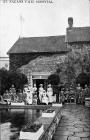 Patients and nurses at St Fagans Castle