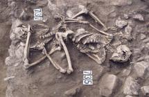 Human remains at Llanbedr-goch