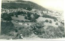 View looking towards James Street, Brynheulog,...