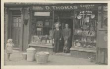 Ironmonger's shop in Garnant c 1930.