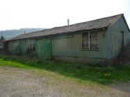 Corrugated iron building, Llandewi-Briefi,...