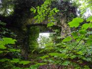 Old Boulston Manor, Gated garden terrace...