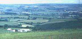 View from Pantyrhuad hill-top 1968