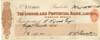 The London and Provincial Bank Ltd Pembroke...