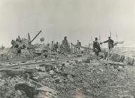 Construction of Penarth Docks.