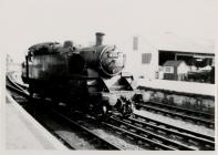 Steam Train Reversing After Bringing Train from...