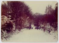 Pen Y Turnpike Road in the Snow