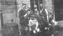 Williams family ?taken in the forge yard in...