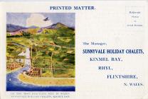 Advertising Postcard for Sunnyvale Camp.  See...