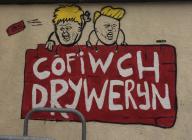 'Cofiwch Dryweryn' mural, Bangor,...