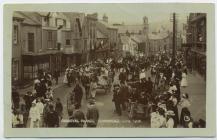 Carnival procession, Cowbridge 1909 