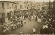 Carnival procession, Cowbridge 1913 