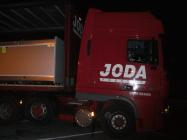 Co-op freezer delivery lorry 2008