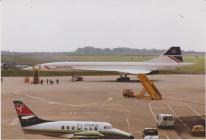 Concorde in Cardiff 1990s