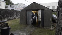 Malcolm Rees getting ready for launch, Towyside...