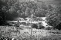 The slate waste tips of Rhiwgreiddyn quarry