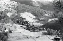 View of Ceinws / Esgairgeiliog from the mountain